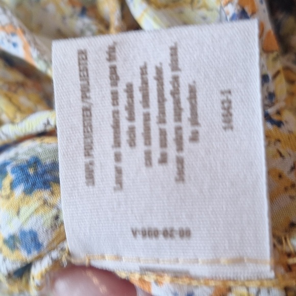 Decree floral baby doll blouse size large - Picture 10 of 11